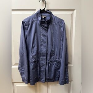 J. Jill Women's Utility Jacket in Light Blue